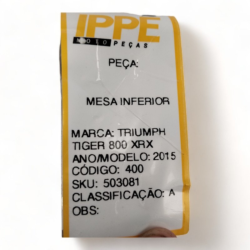 Mesa Inferior Triumph Tiger 800xcx