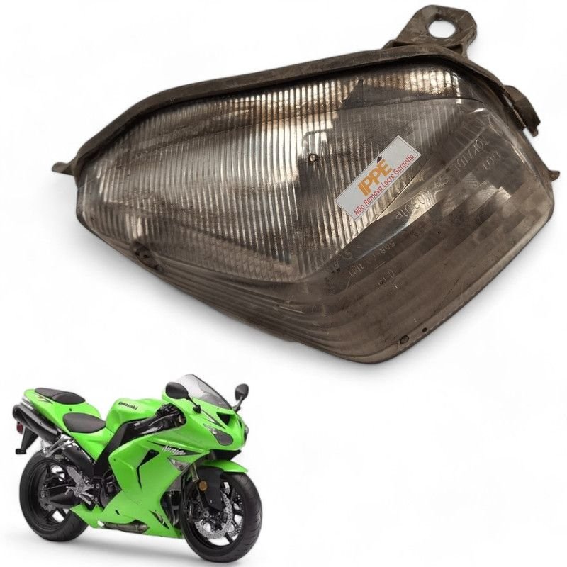 Pisca Traseiro Direito Kawasaki ZX 10R 2007 com avaria