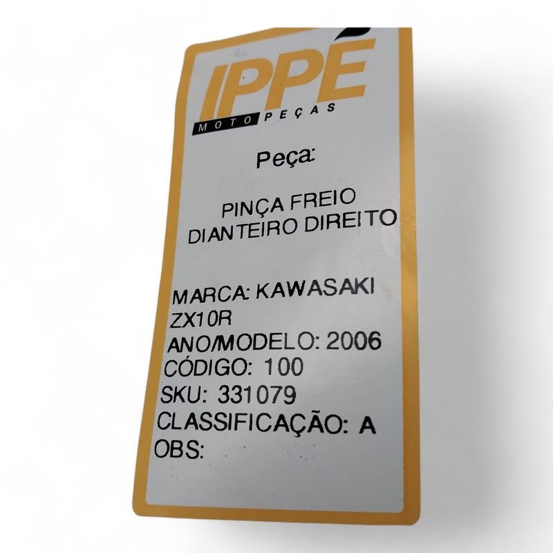 Pinça Freio Dianteiro Direito Kawasaki Zx10r 2006