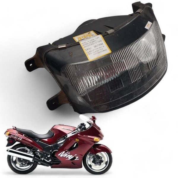 Farol Kawasaki Zx11 1992 com avaria