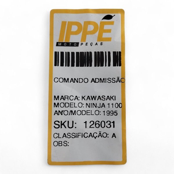 Comando Admissão Kawasaki Ninja 1100 1995