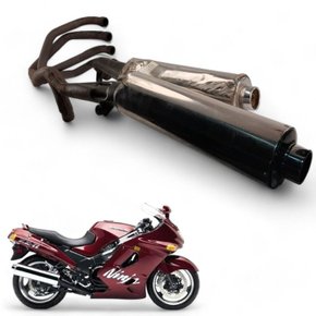 Escapamento Kawasaki Zx11 1992 com avaria