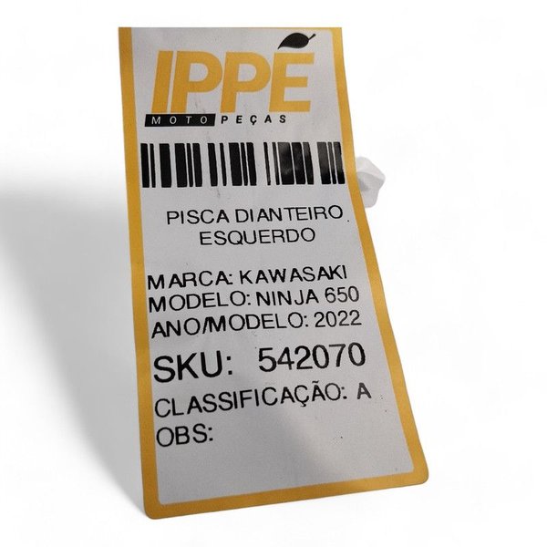 Pisca Dianteiro Esquerdo Kawasaki Ninja 650 2022