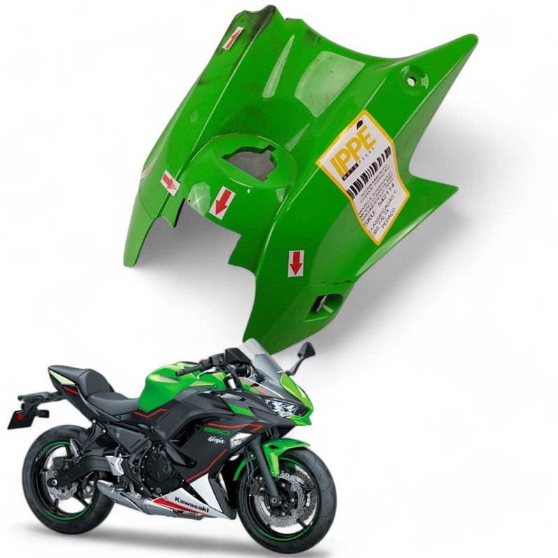 Acabamento Chave Ignição Kawasaki Ninja 650 2022 com avaria