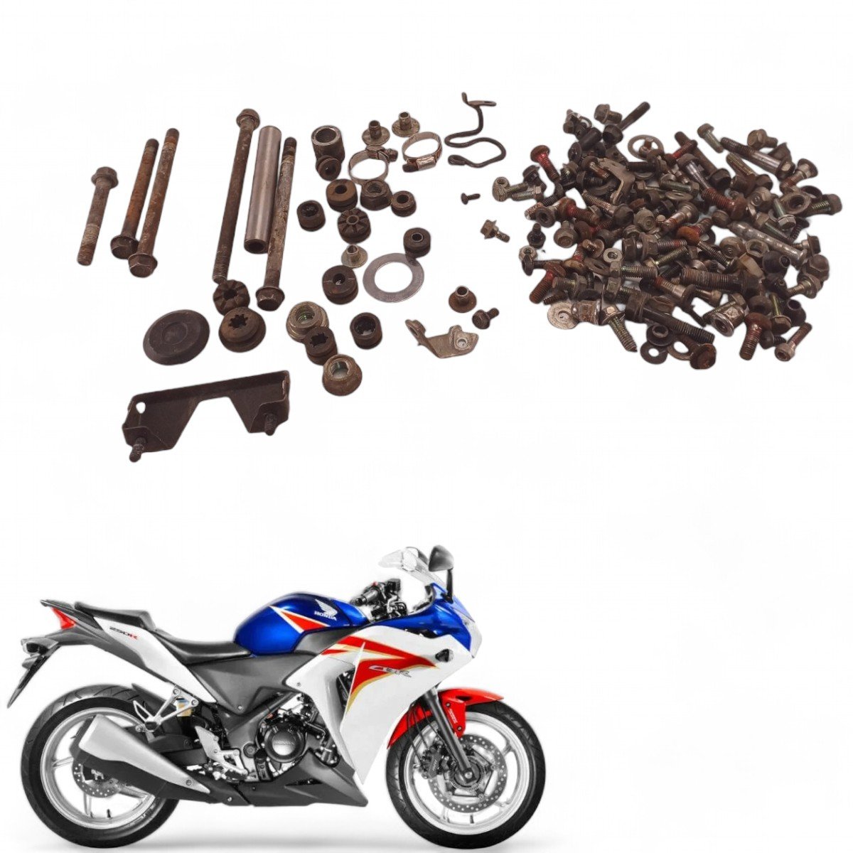 Kit Parafuso Chassi Honda Cbr 250 R 2012