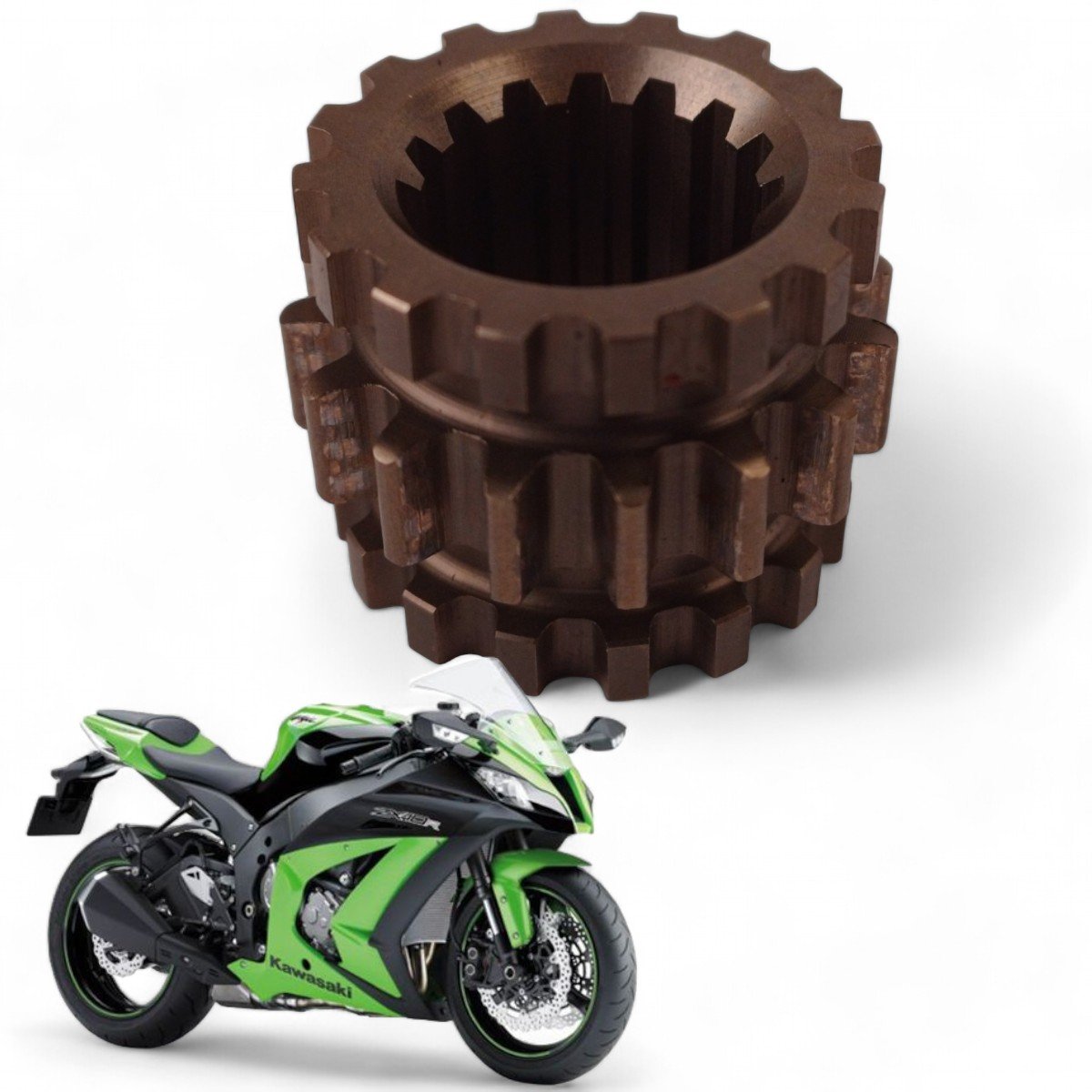 Catalisador Escapamento Kawasaki Zx10 R 2011 Catalisador Escapamento Kawasaki Zx10 R 2011