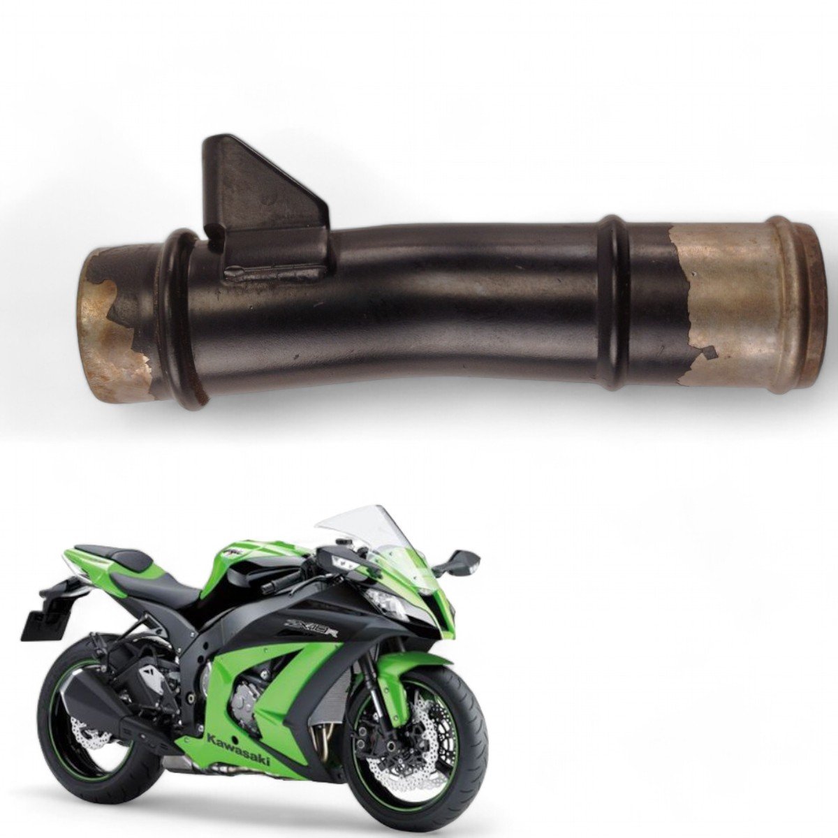 なあこん Coletor Escapamento Curva 4x1 Kawasaki ZX10 R 2020 AVARIA