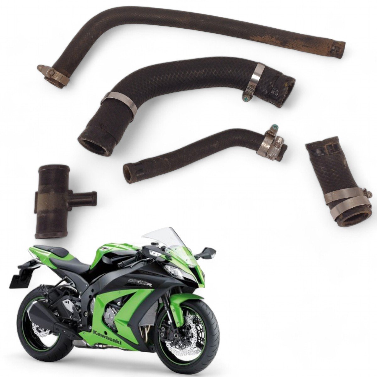 Kit Mangueiras Radiador Kawasaki Zx10 R 2014