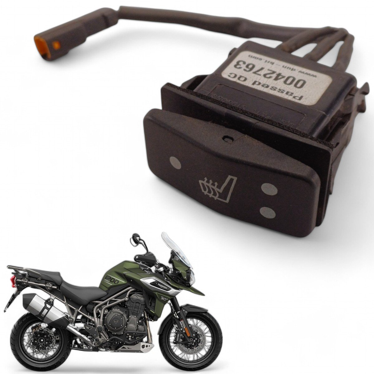 Botão Aquecimento Banco Triumph Tiger 1200 Xca 2020