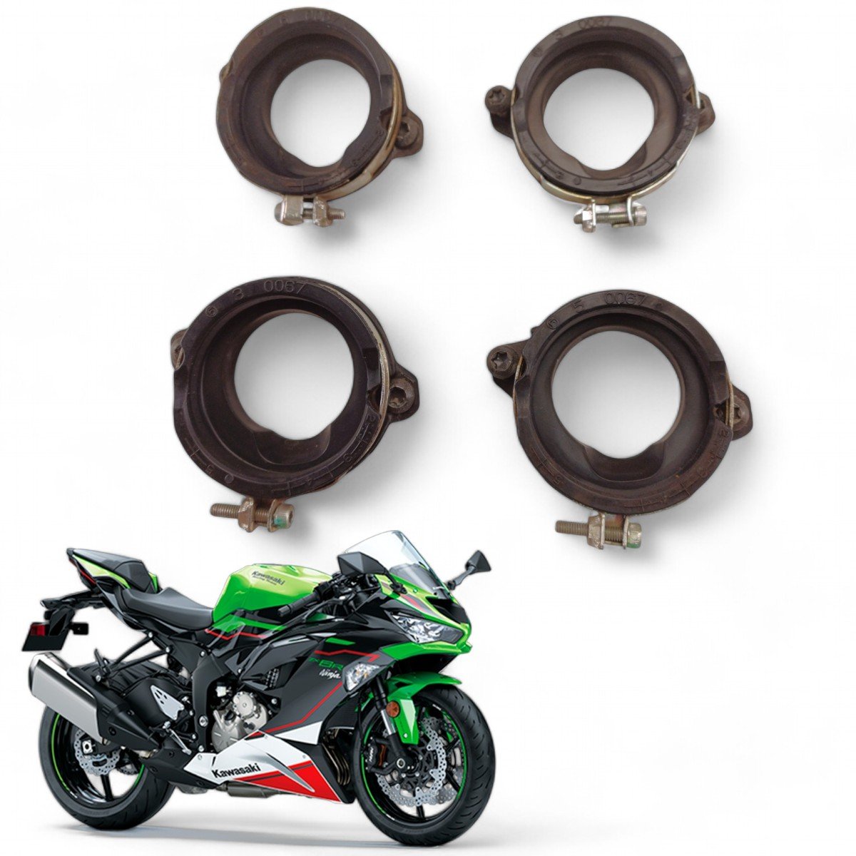 Coletor Admissão Kawasaki Zx 6r 2023