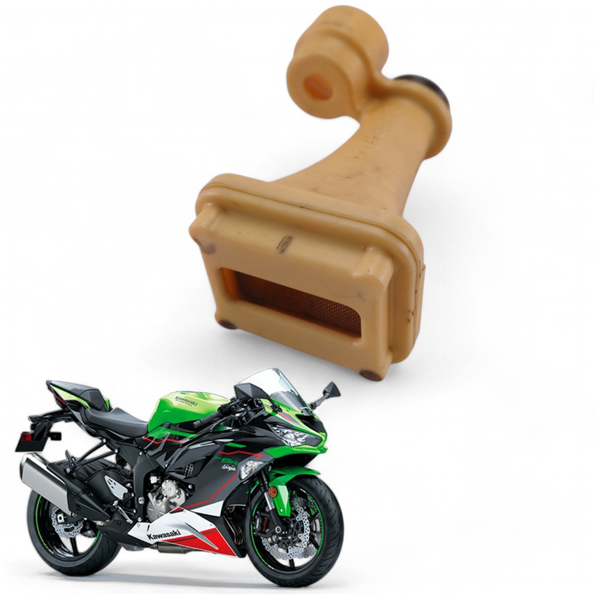 Carenagem Lateral Direita Kawasaki Zx 600 1995 Com Avaria