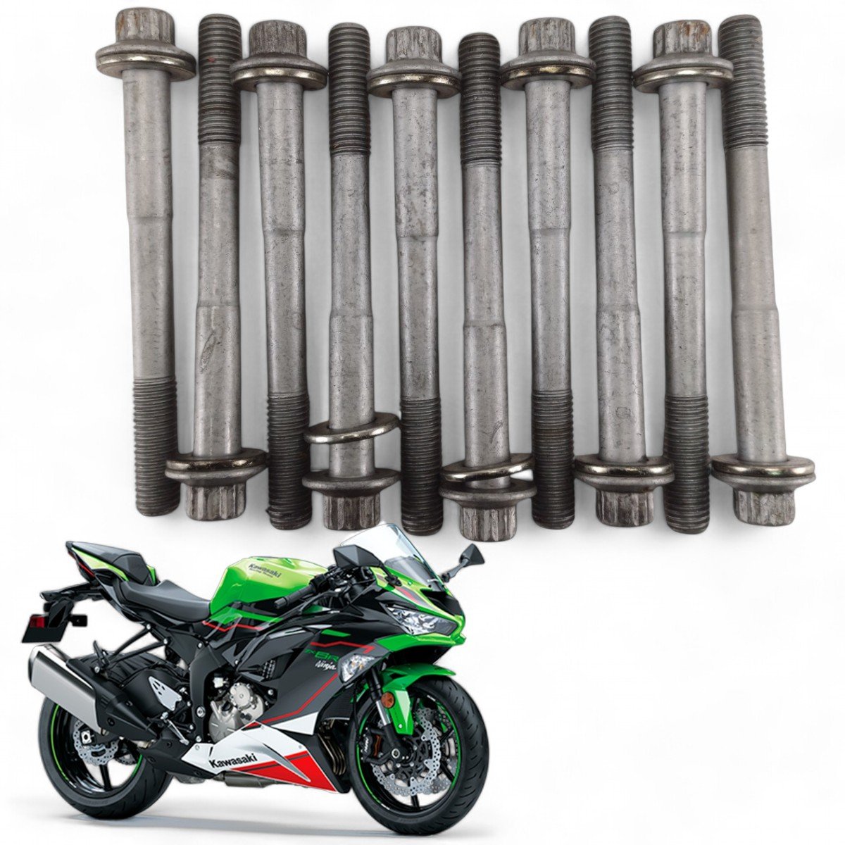 Kit Prisioneiro Cabeçote Kawasaki Zx 6r 2023