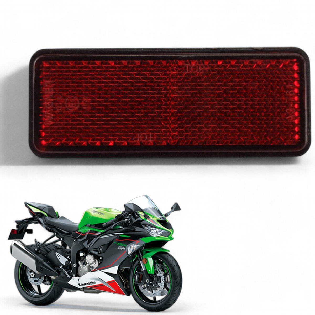 Refletor Olho Gato Pára-lamas Kawasaki Zx 6r 2023