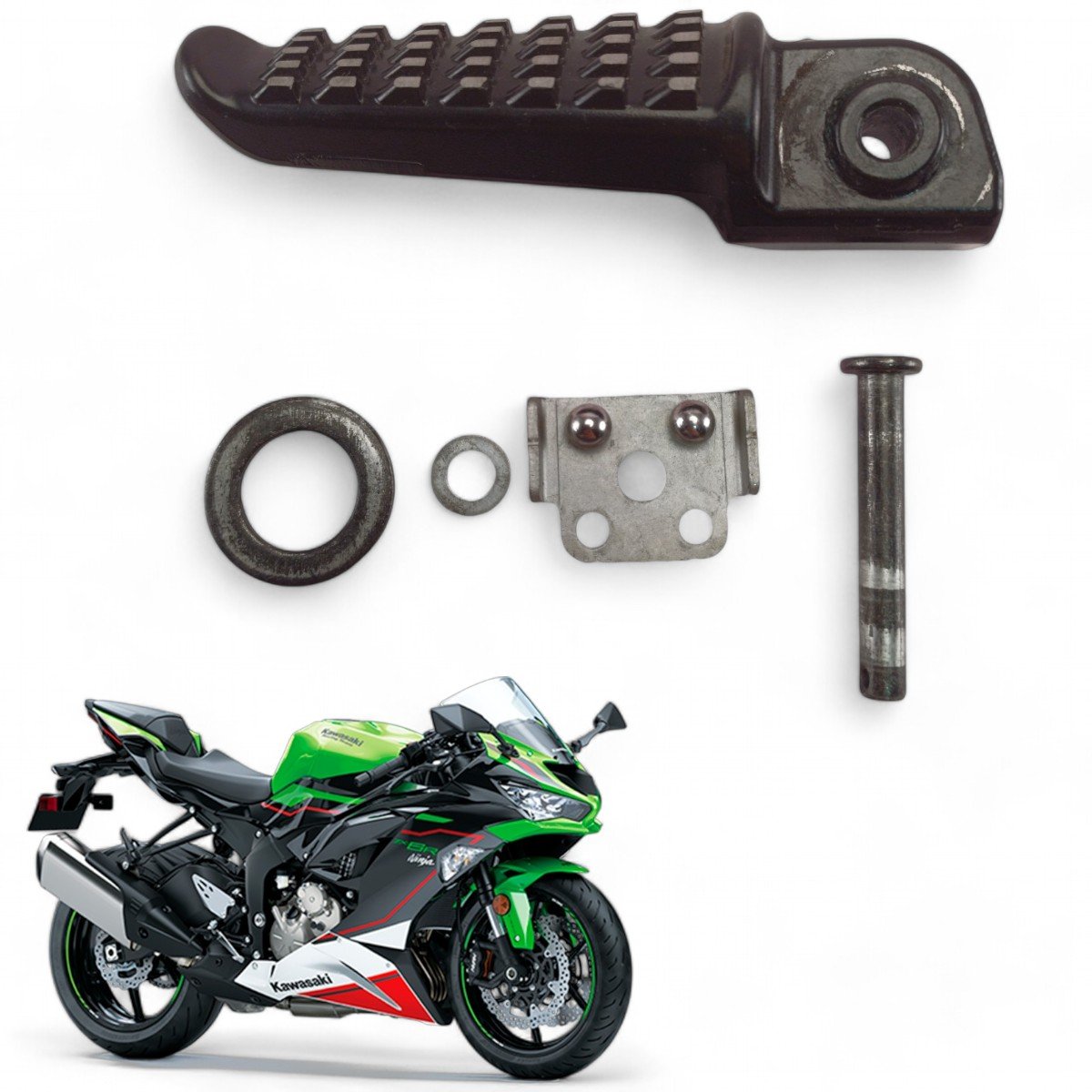 ・ Pedaleira Traseira Direita Kawasaki Zx 6r 2023