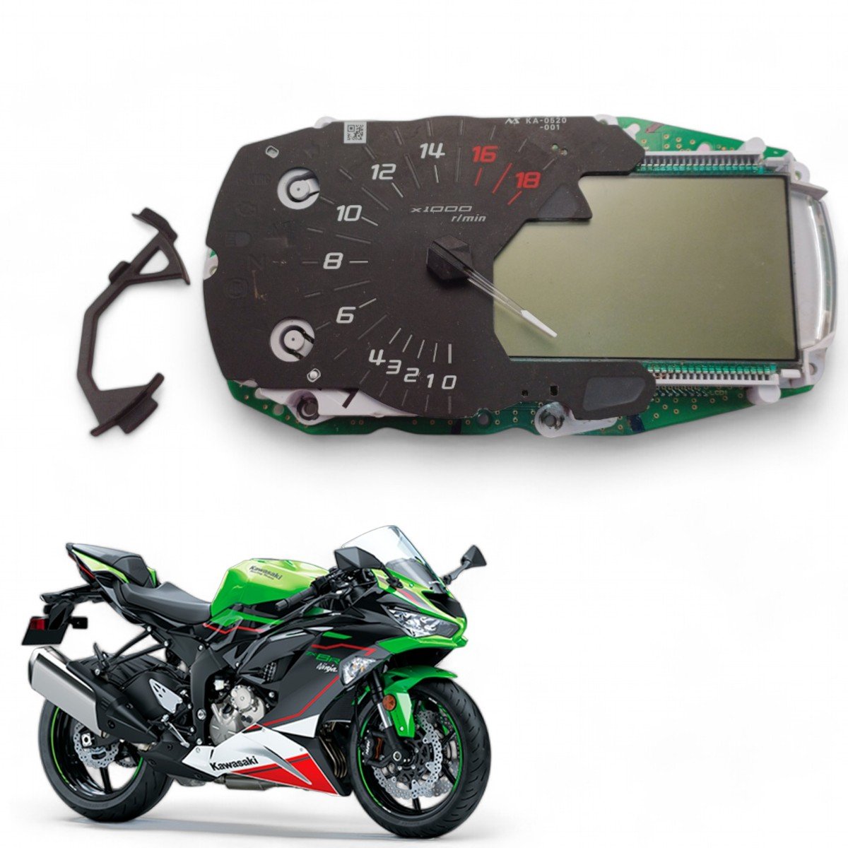 Painel Kawasaki Zx 6r 2023 Com Avaria