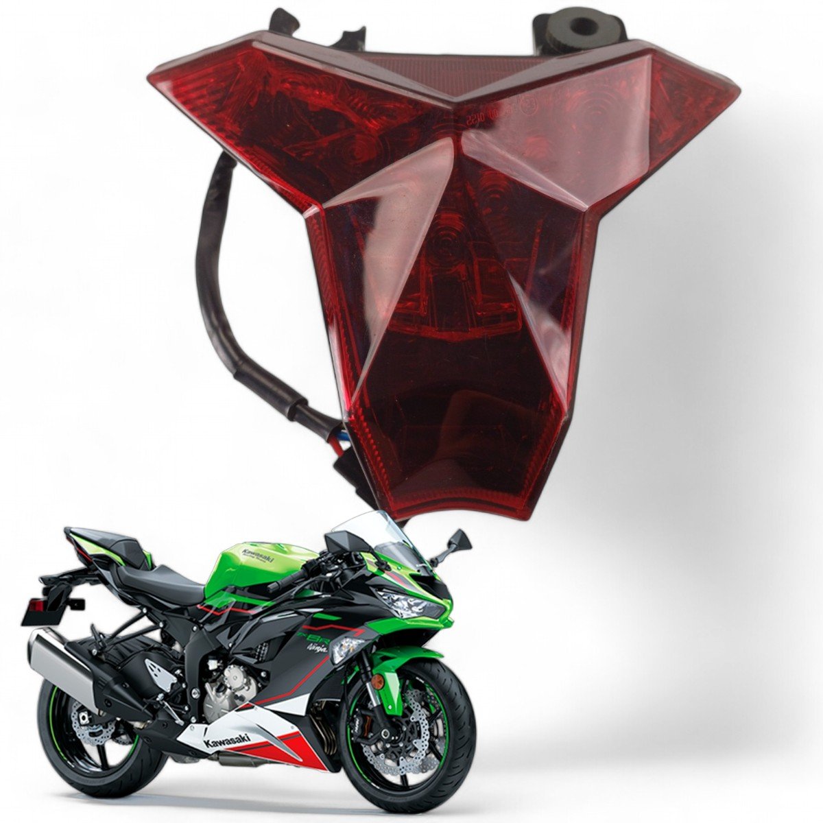 ひかる Lanterna Traseira Kawasaki Zx 6r 2023 Com Avaria