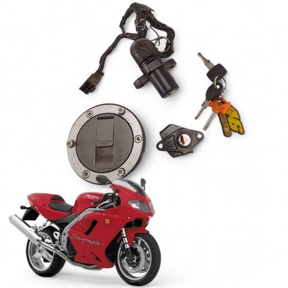 パーレー　ワンドロップ Kit Chave Ignição Triumph Daytona 955 2006