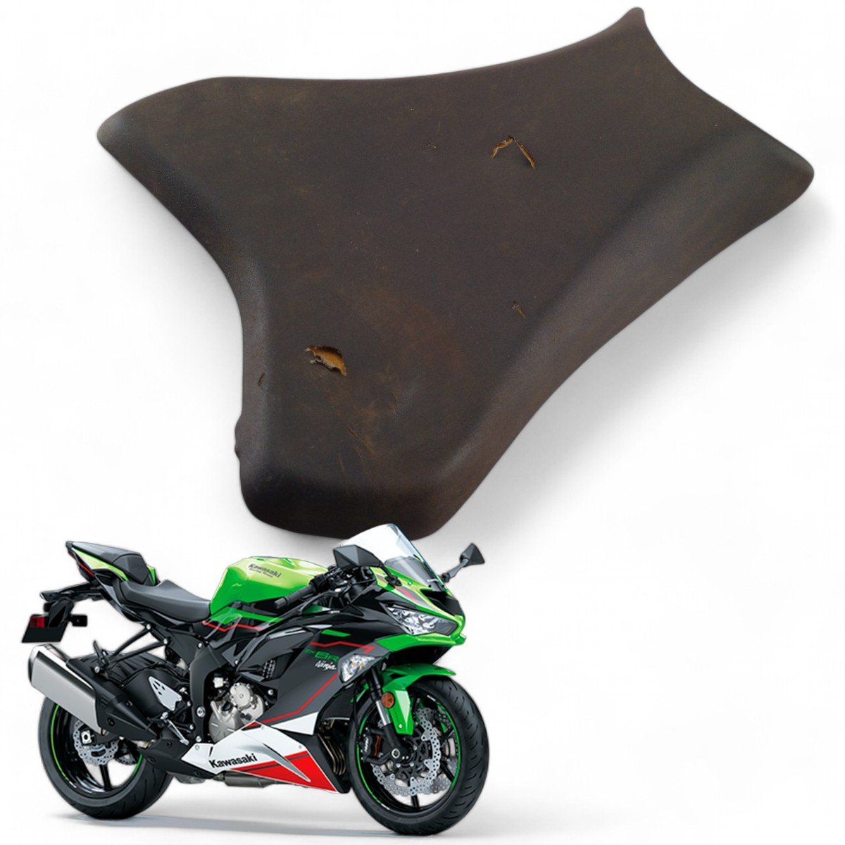 Moto Banco Dianteiro Piloto Kawasaki Zx 6r 2023 Com Avaria