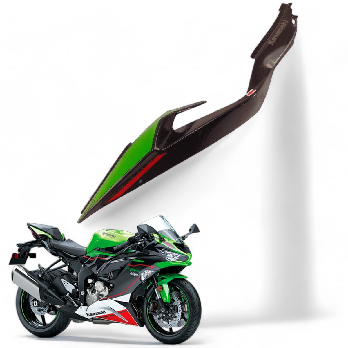Carenagem Rabeta Direita Kawasaki Zx 6r 2023 Com Avaria