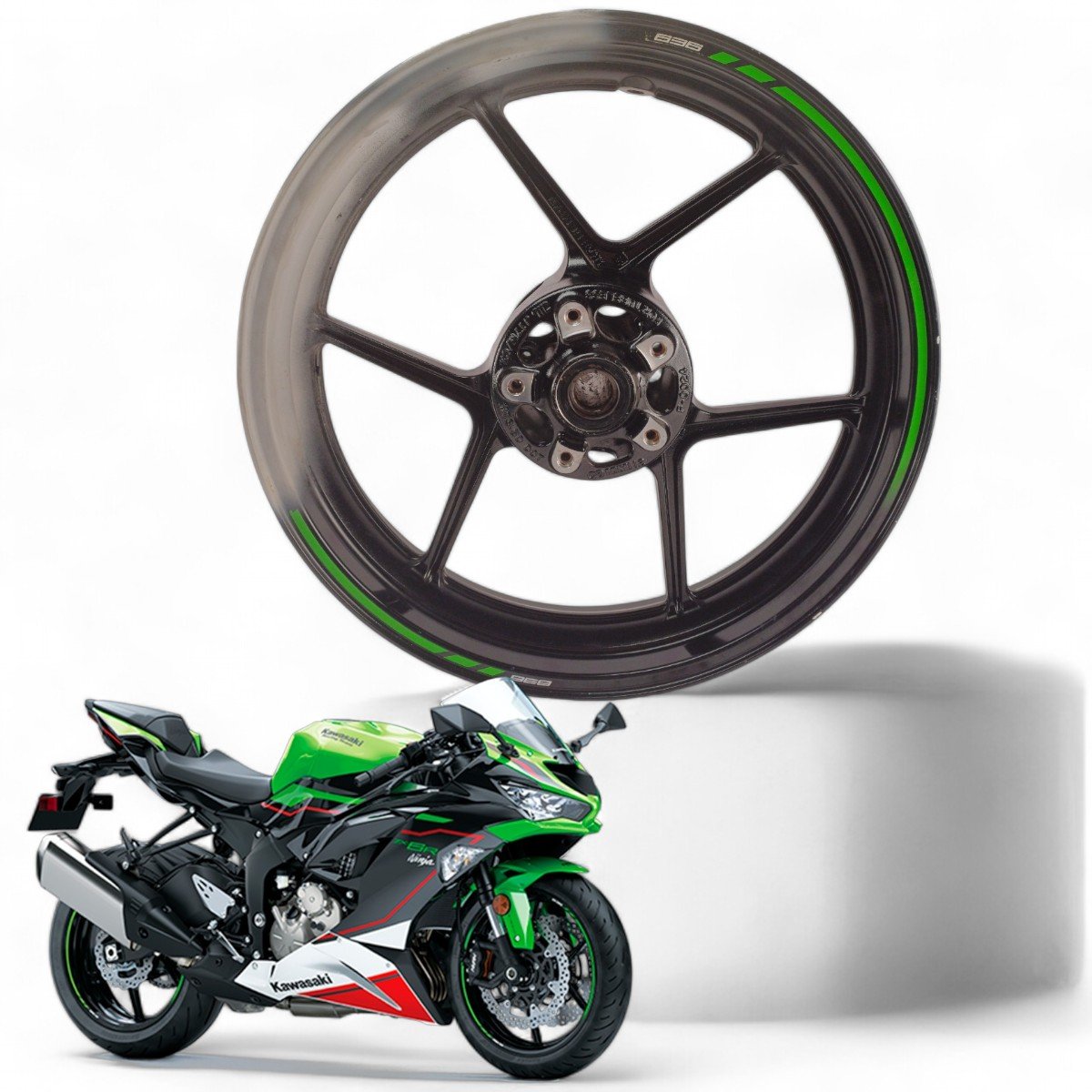 Roda Dianteira Kawasaki Zx 6r 2023 Com Avaria
