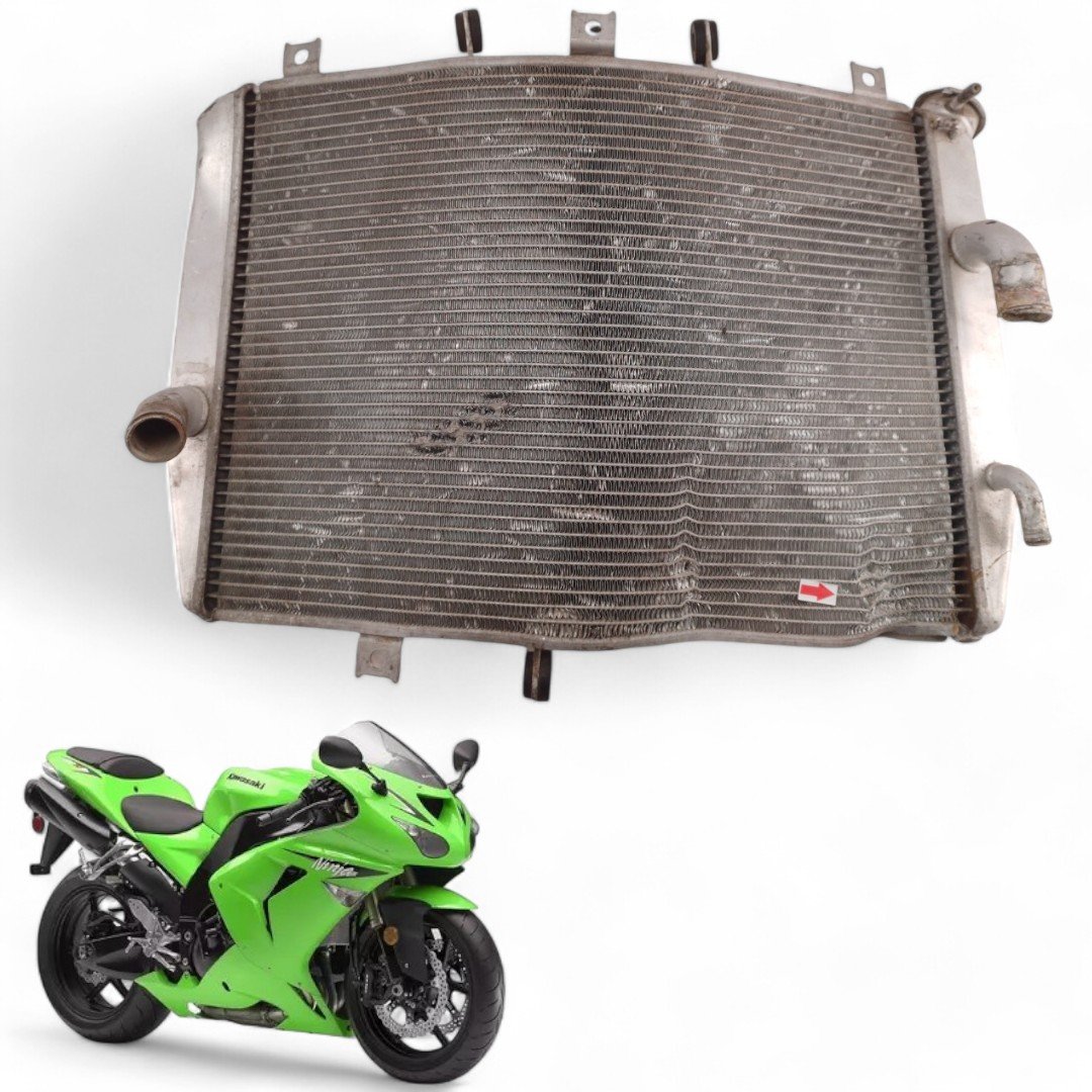 Radiador Kawasaki Zx10 R 2007 Com Avaria