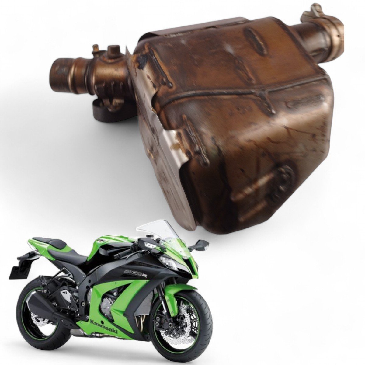 Catalisador Escapamento Kawasaki Zx10 R 2011