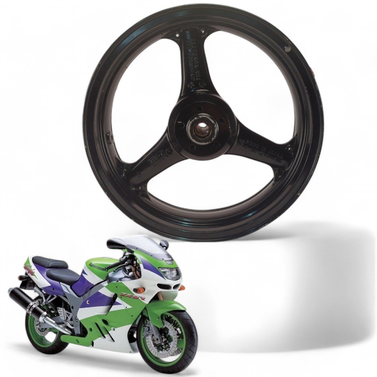 【Rin】 Roda Dianteira Kawasaki Zx 6r 1996 Com Avaria