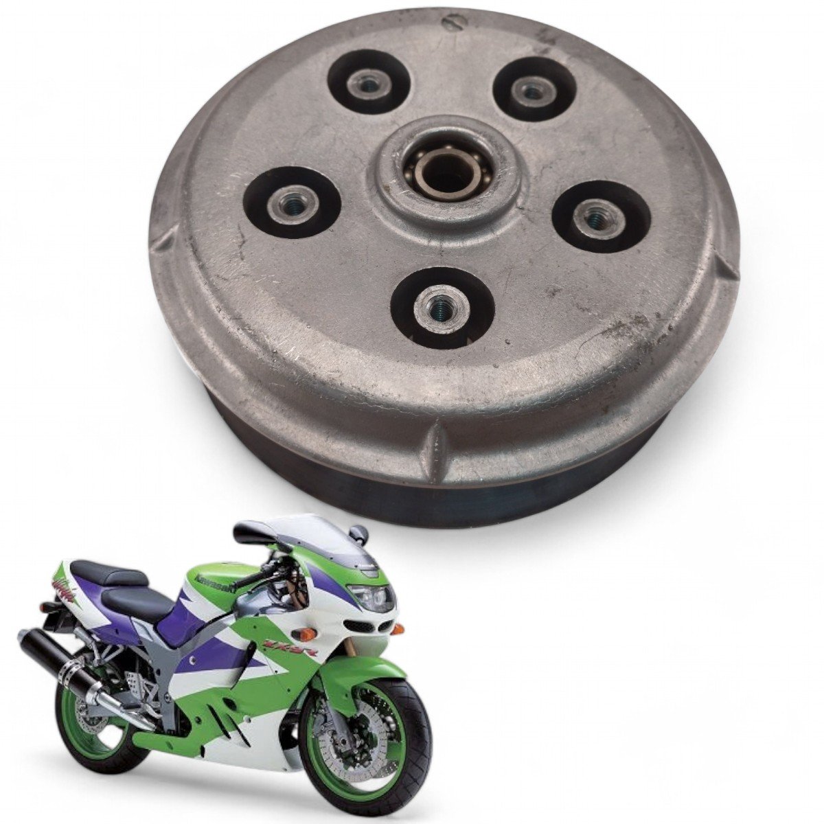 ☆1/64 Cocodake Plate E Cubo Plato Embreagem Kawasaki Zx 600 1995