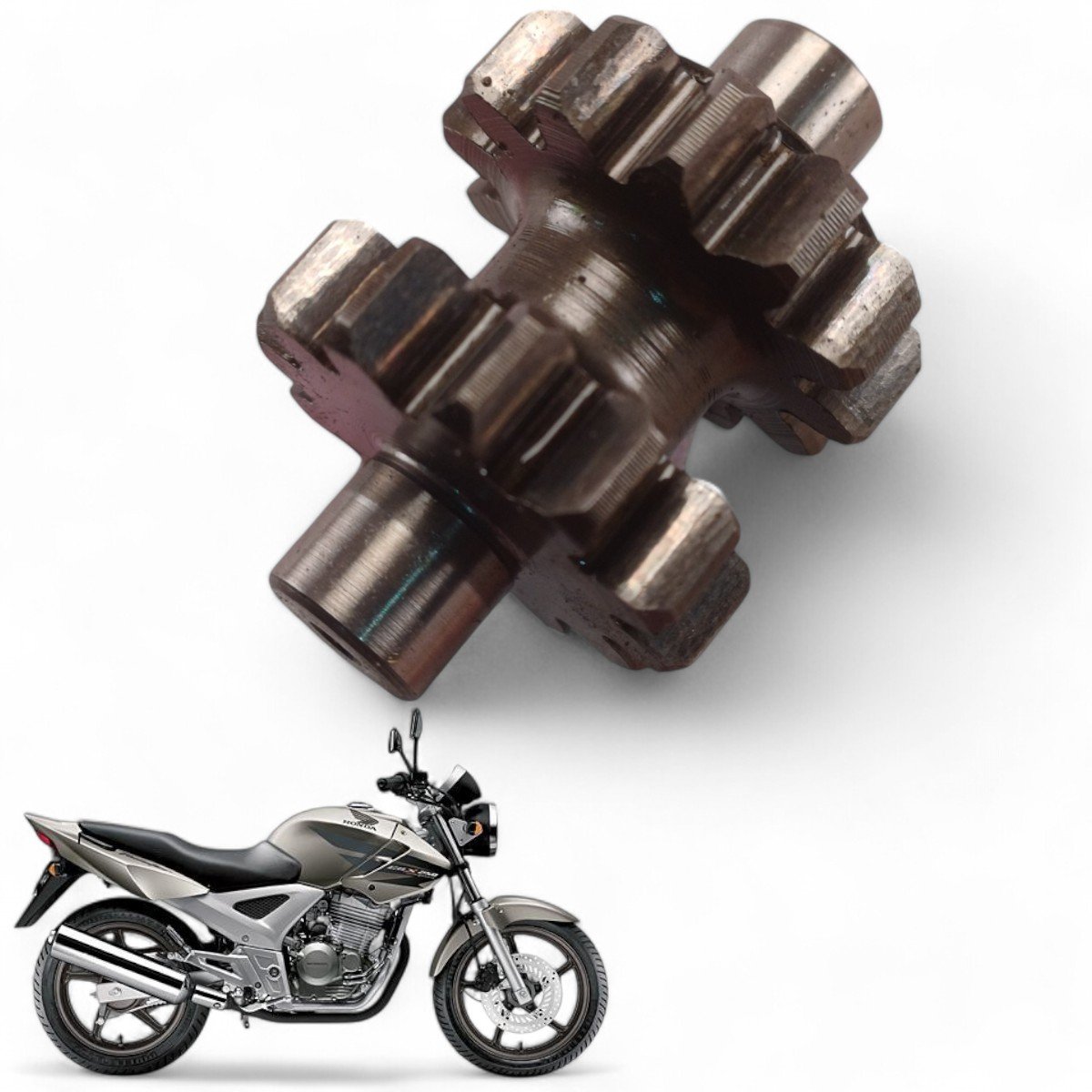 Engrenagem Dupla Partida Honda Cbx 250 Twister 2004