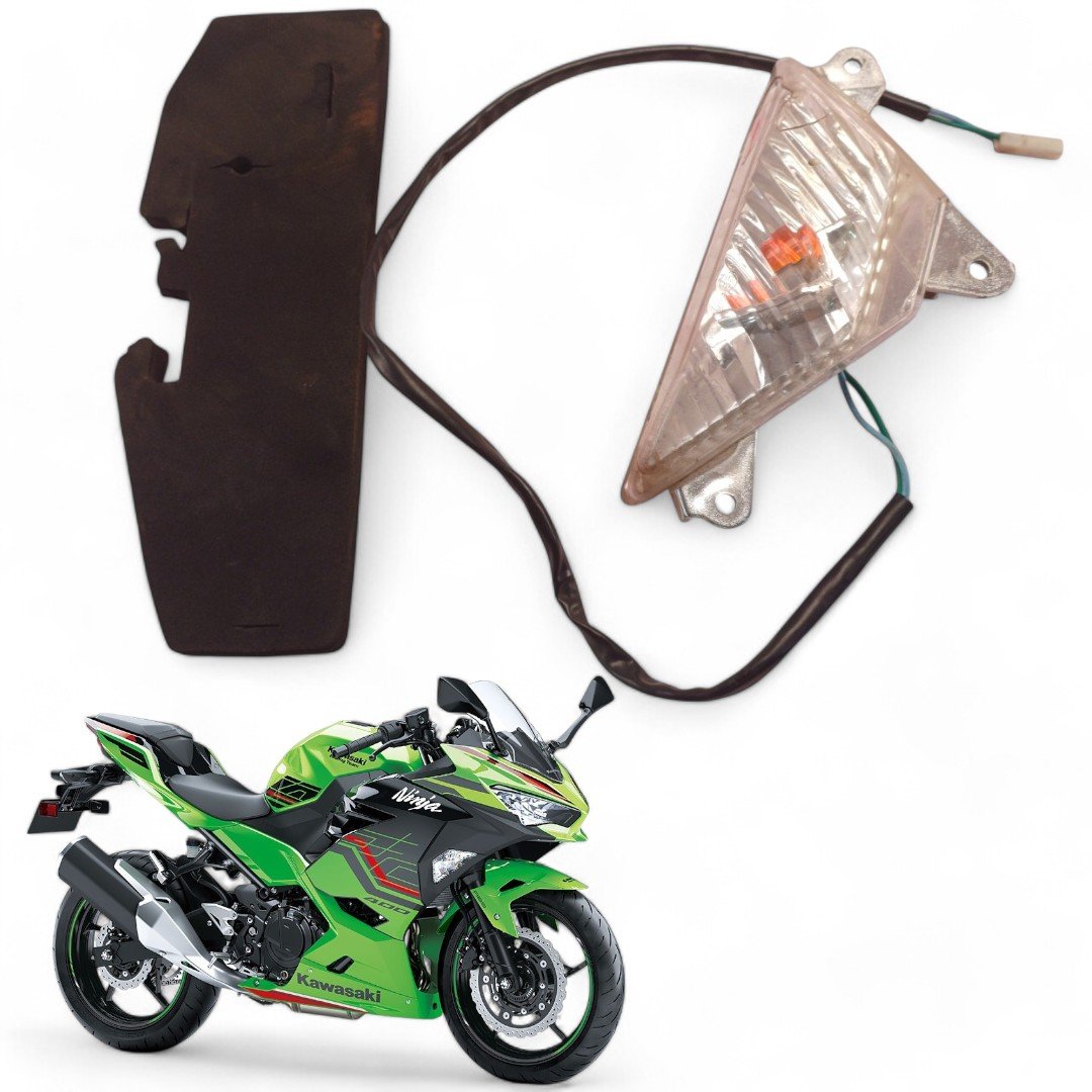 Pisca Dianteiro Esquerdo Kawasaki Ninja 400 2019 Com Avaria