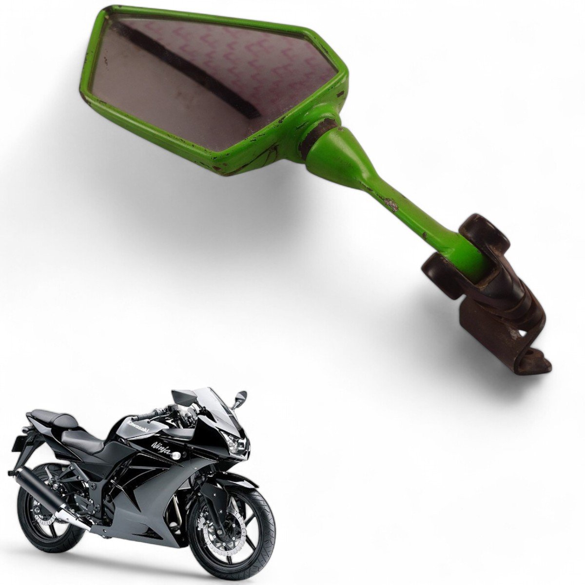 Retrovisor Esquerdo Kawasaki Ninja 250 R 2009 Retrovisor Esquerdo Kawasaki Ninja 250 R 2009