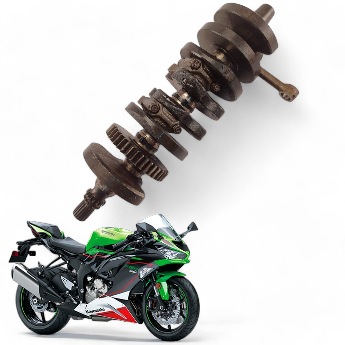Virabrequim Kawasaki Zx 6r 2023 Com Avaria
