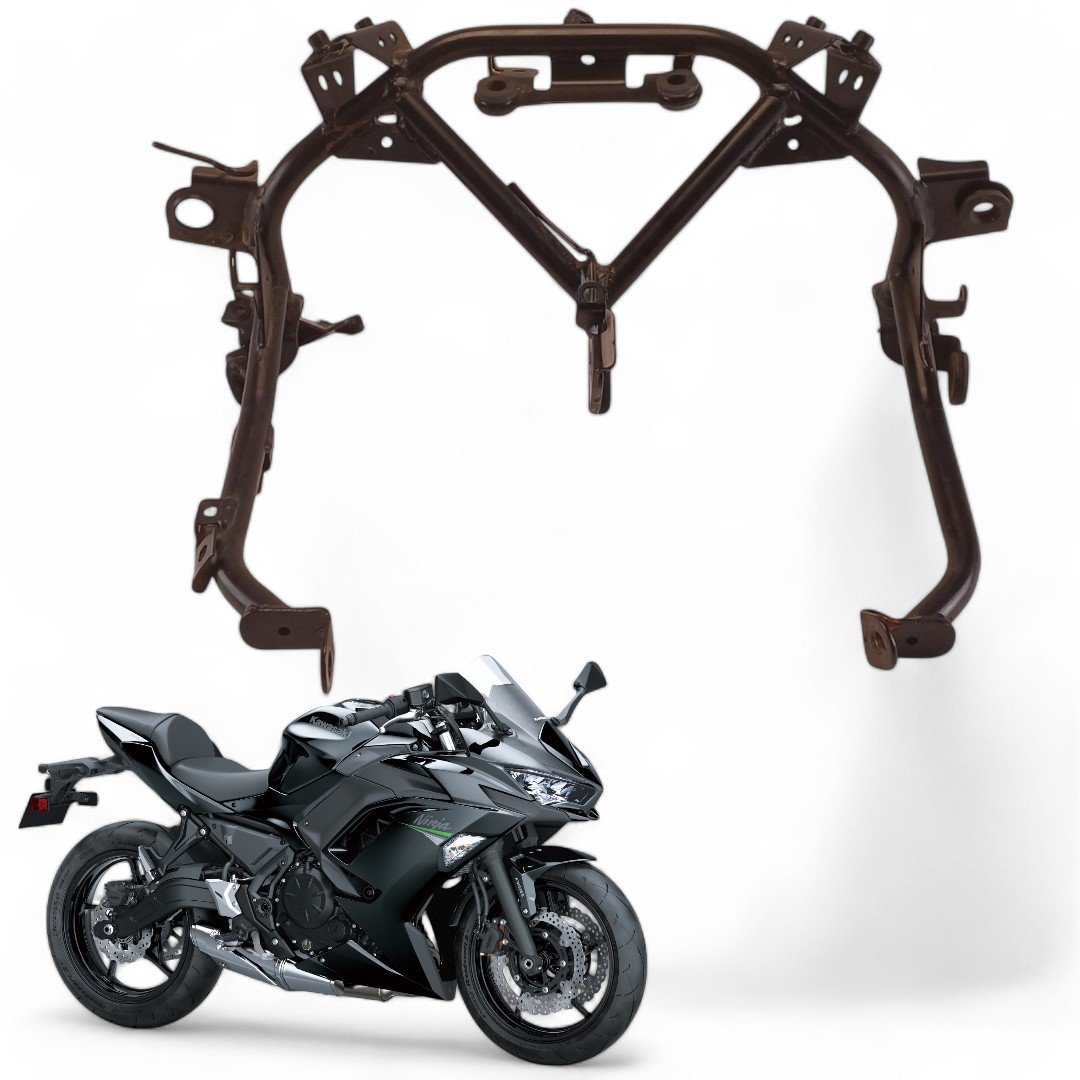 Aranha Galhada Farol Kawasaki Ninja 650 2021 Com Avaria