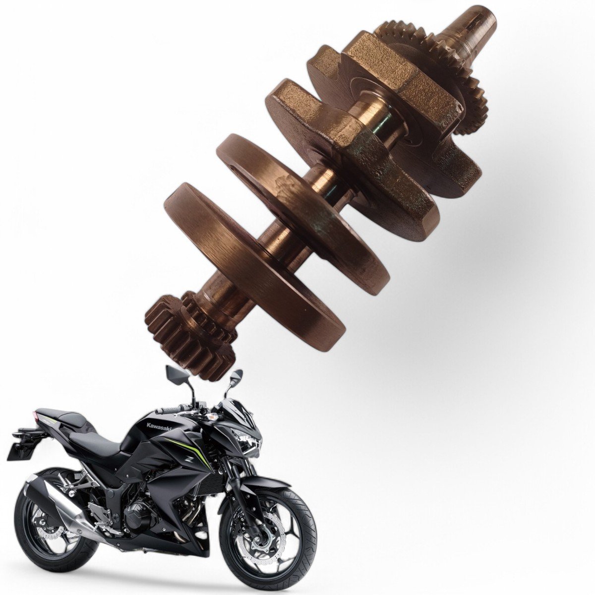 Virabrequim Kawasaki Z300 2019 Com Avaria
