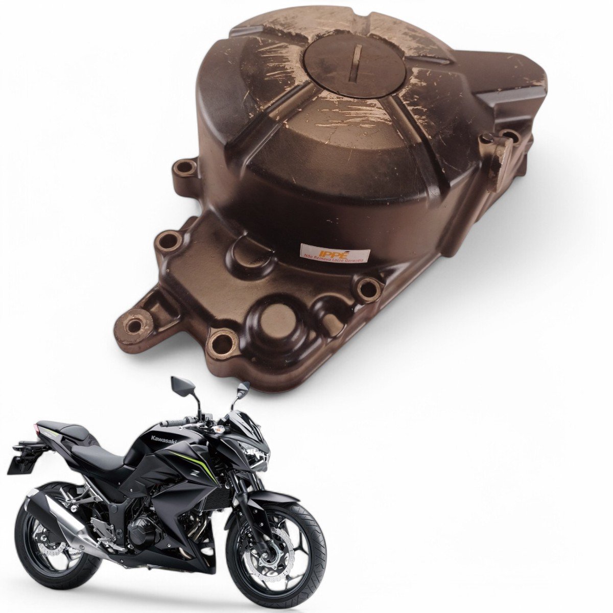 Tampa Esquerda Estator Kawasaki Z300 2019