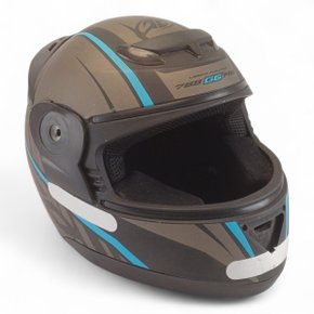 Capacete Evolution G6 788 Pro Neon Preto E Azul Tam 56