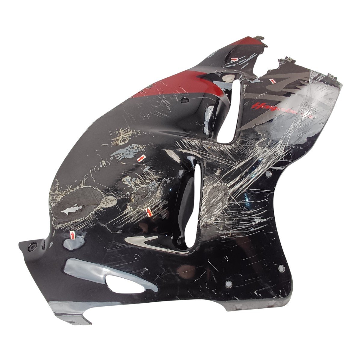 Carenagem Lateral Direita Suzuki Hayabusa 1999 A 2007 Avaria
