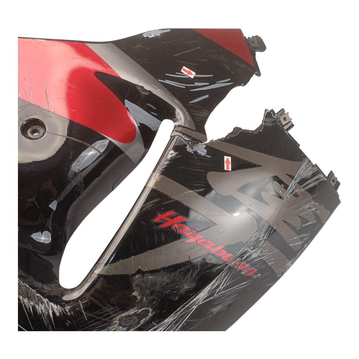 Carenagem Lateral Direita Suzuki Hayabusa 1999 A 2007 Avaria